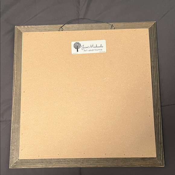 Rustic Brown and White Wall Decor Sign - Picture 2 of 2